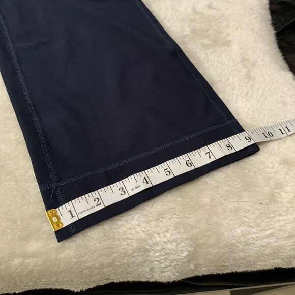 Nike Dri Fit Womens Wide Leg Blue Athletic XS Leggings - Picture 5 of 7